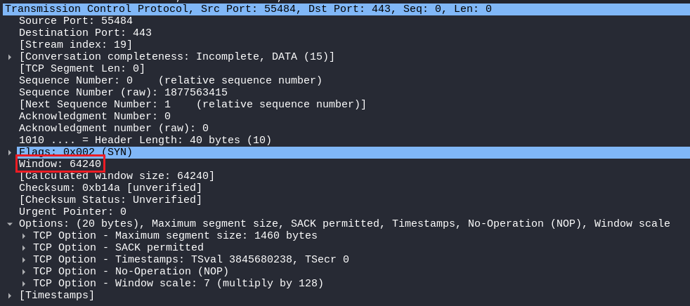 TCP 3-WAY Handshake analysis with Wireshark