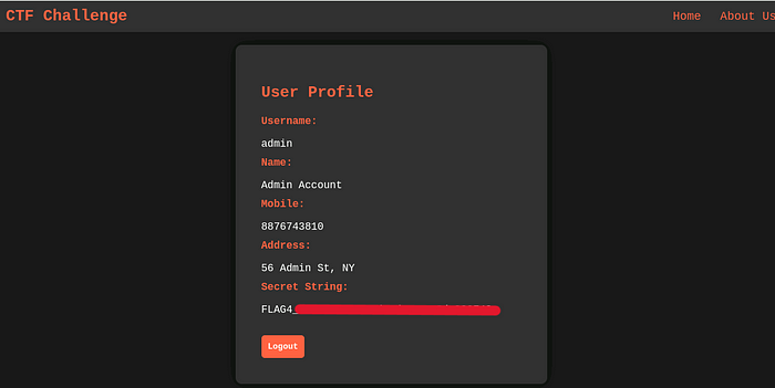 Web Application Penetration Testing CTF 1 — Walkthrough
