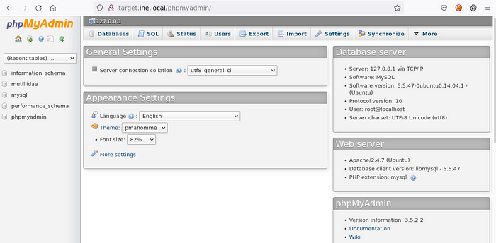 Assessment Methodologies Vulnerability Assessment CTF 1