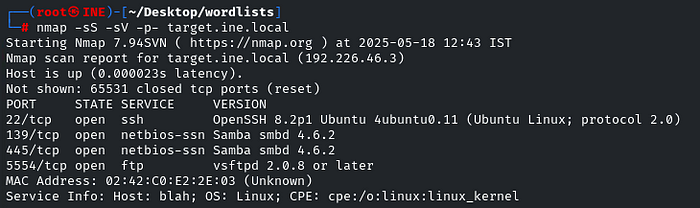 Assessment Methodologies: Enumeration CTF 1