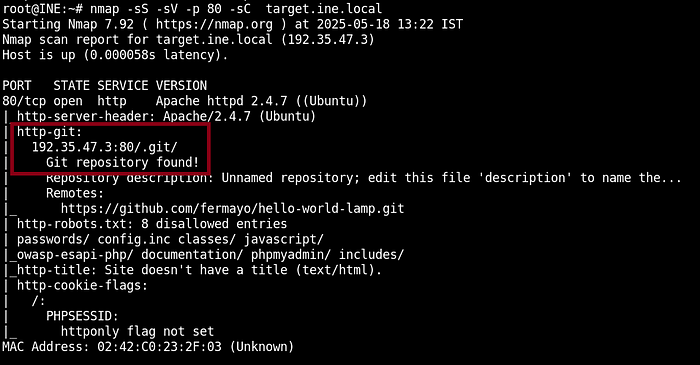 Assessment Methodologies Vulnerability Assessment CTF 1