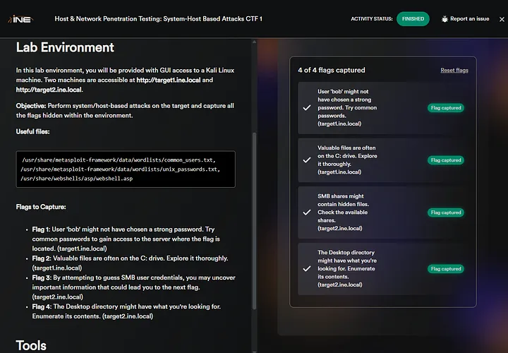 Host & Network Penetration Testing System-Host Based Attacks CTF 1 — Walkthrough Host & Network Penetration Testing: System-Host Based Attacks CTF 1 — Walkthrough