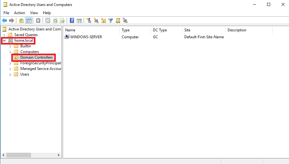 Set up Windows Server 2016 as a Domain Controller (DC)