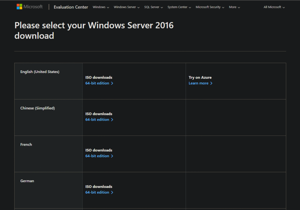 Install Windows Server 2016 on VMware in 5 Minutes