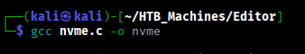 Editor HTB Machine - Walkthrough