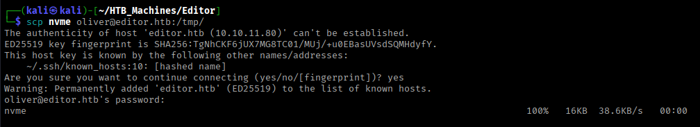 Editor HTB Machine - Walkthrough