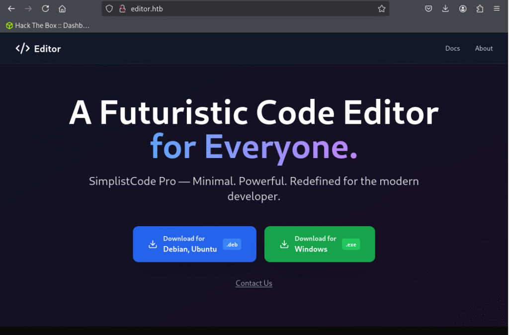 Editor HTB Machine - Walkthrough
