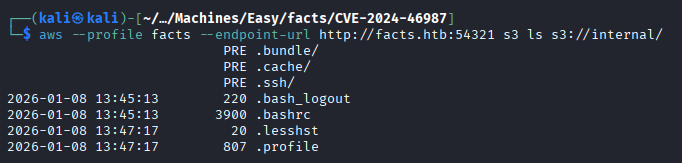 Facts HTB - Machine Walkthrough