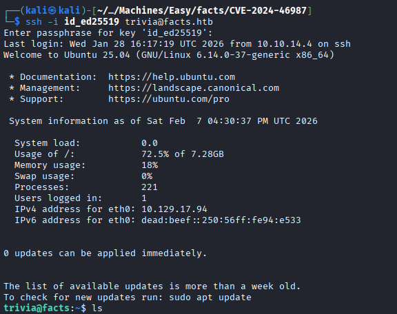 Facts HTB - Machine Walkthrough