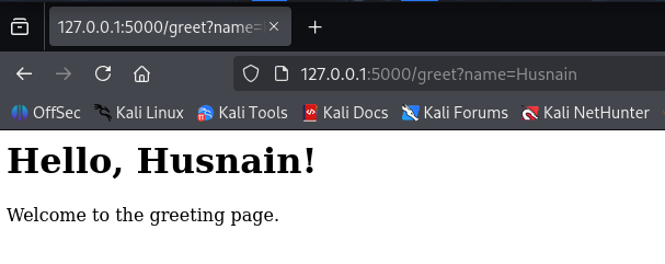 Part 1 - Understanding Routes in Flask & Building Your First XSS-Vulnerable App - 4 Part 1 - Understanding Routes in Flask & Building Your First XSS-Vulnerable App - 4